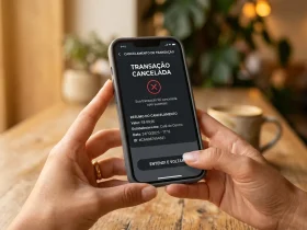 Como cancelar um Pix no celular com app de pagamento.