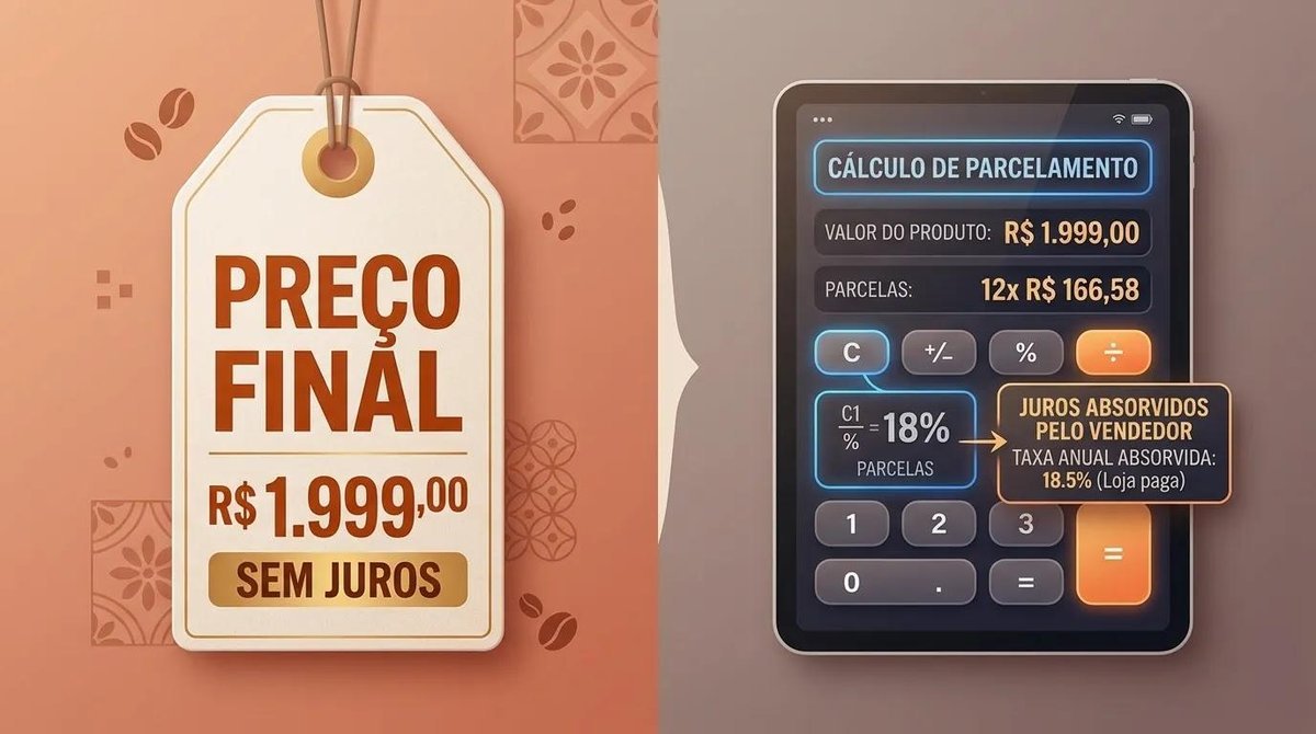 calculo final do do parcelado para vendedor nas vendas