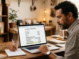 Pessoa finalizando compra em nterface de checkout transparente
