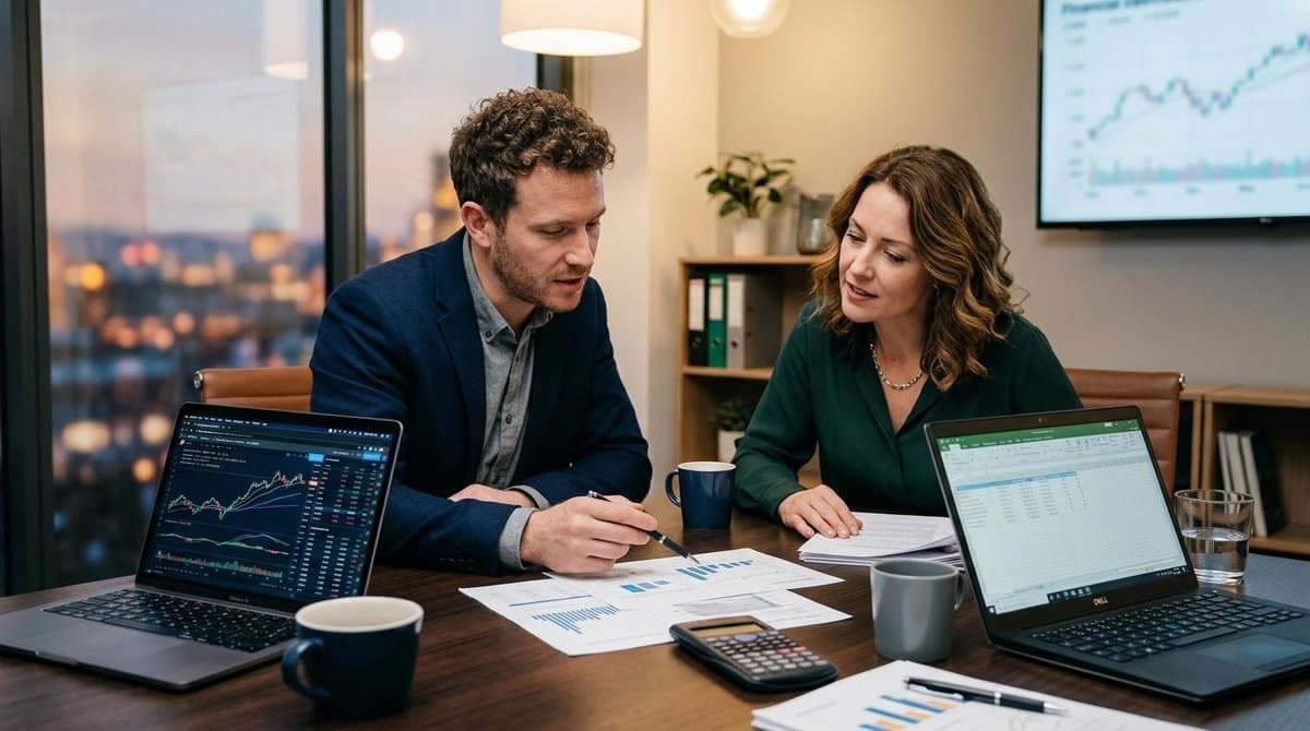 Pessoa realizando a gestão do fluxo de caixa da empresa, acompanhando entradas, saídas e movimentações financeiras para manter o controle e a saúde do negócio.